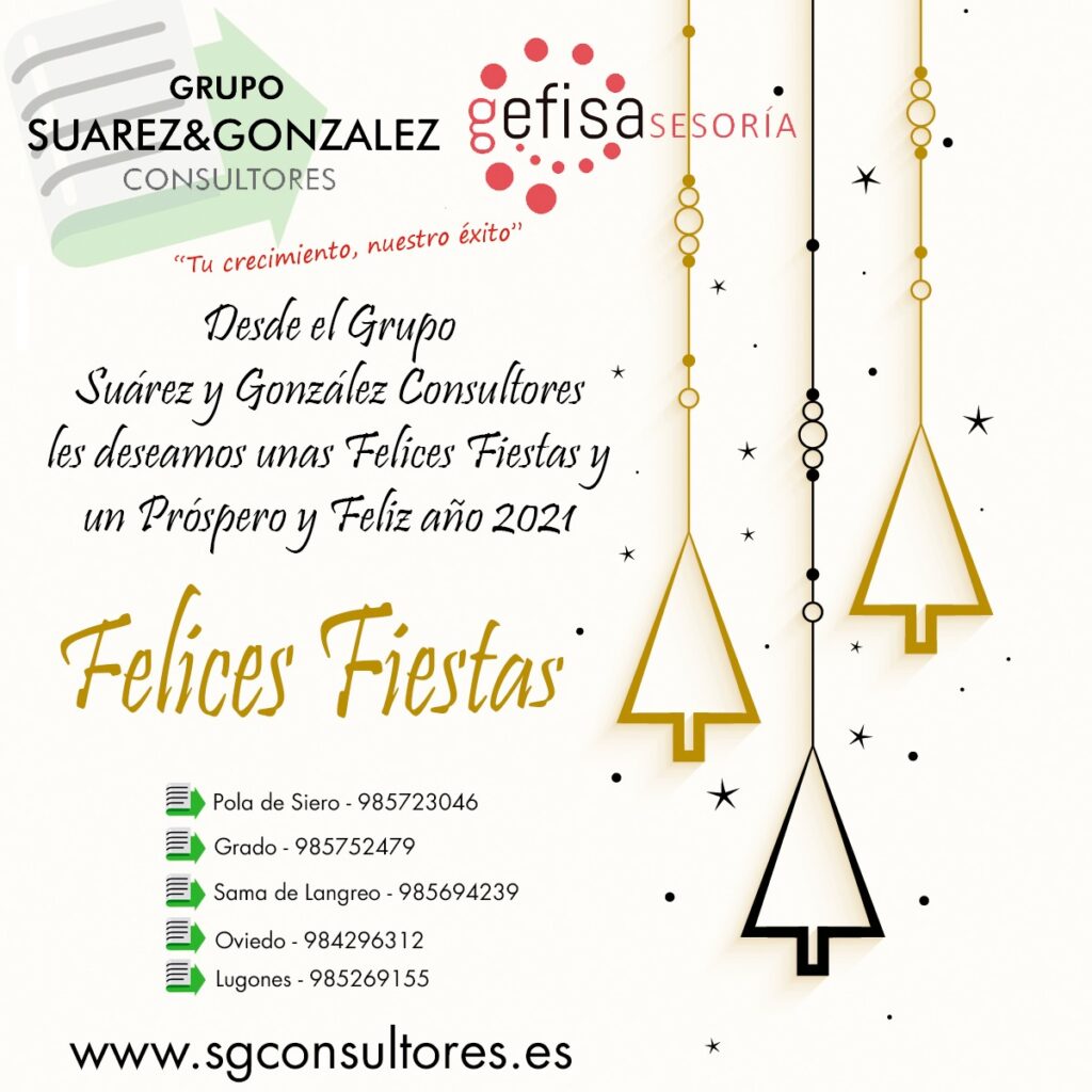 Feliz Navidad- Asesoría en Asturias SG Consultores