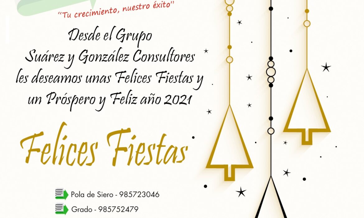 Feliz Navidad- Asesoría en Asturias SG Consultores