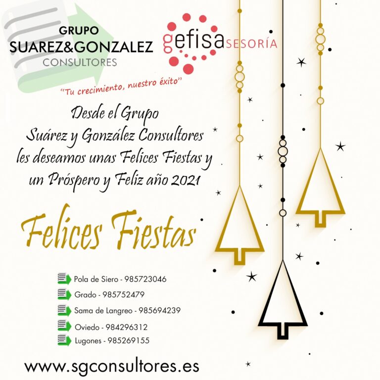 Feliz Navidad- Asesoría en Asturias SG Consultores